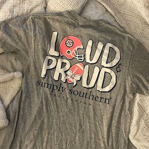 Simply Southern Football T-shirt
